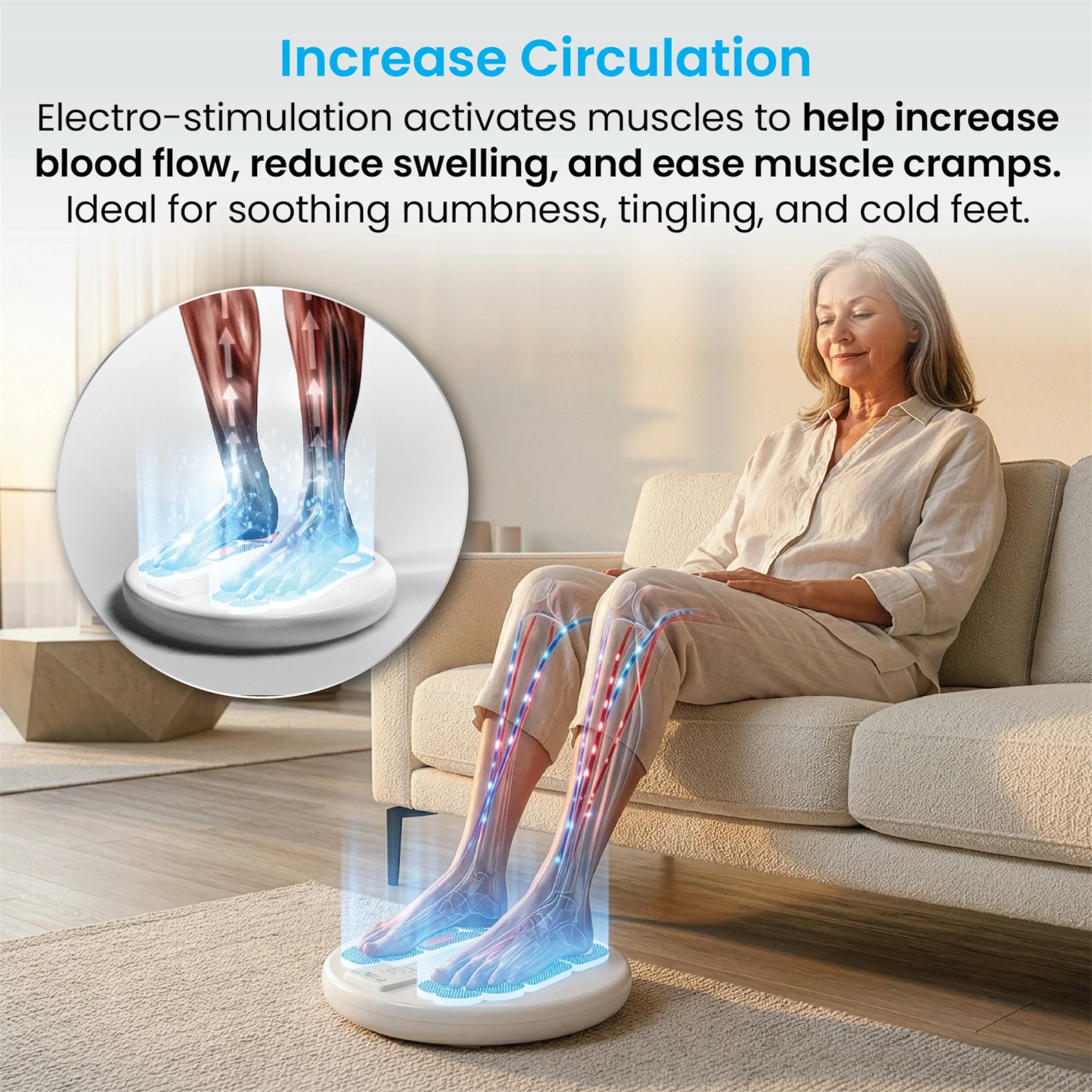 Circulation Promoter - Foot & Leg Circulation Machine - Essential Package - Image 8