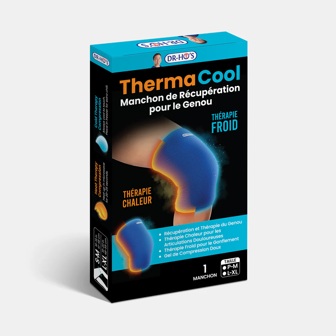 ThermaCool Hot/Cold Knee Recovery Sleeve - Image 3