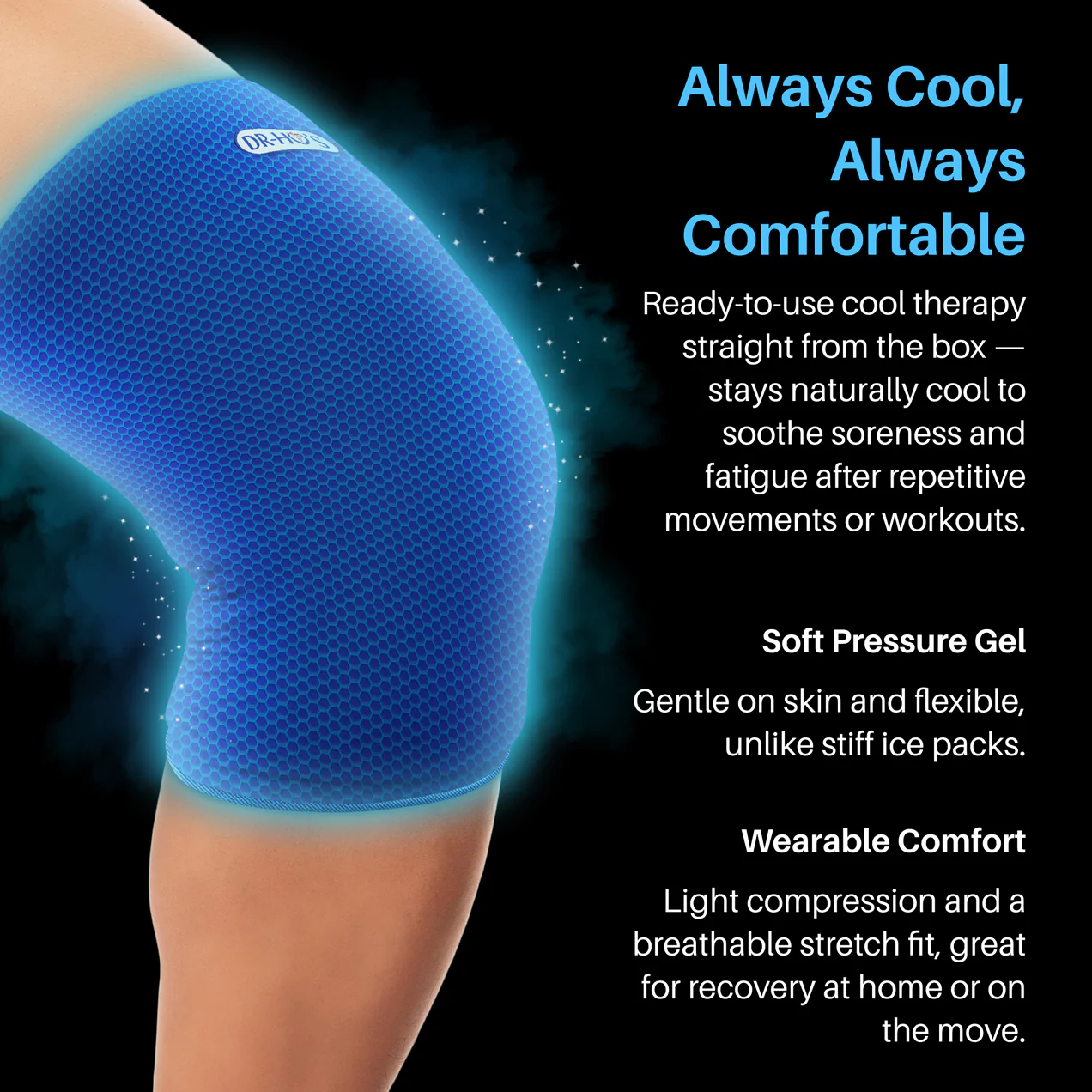 ThermaCool Hot/Cold Knee Recovery Sleeve - Image 6