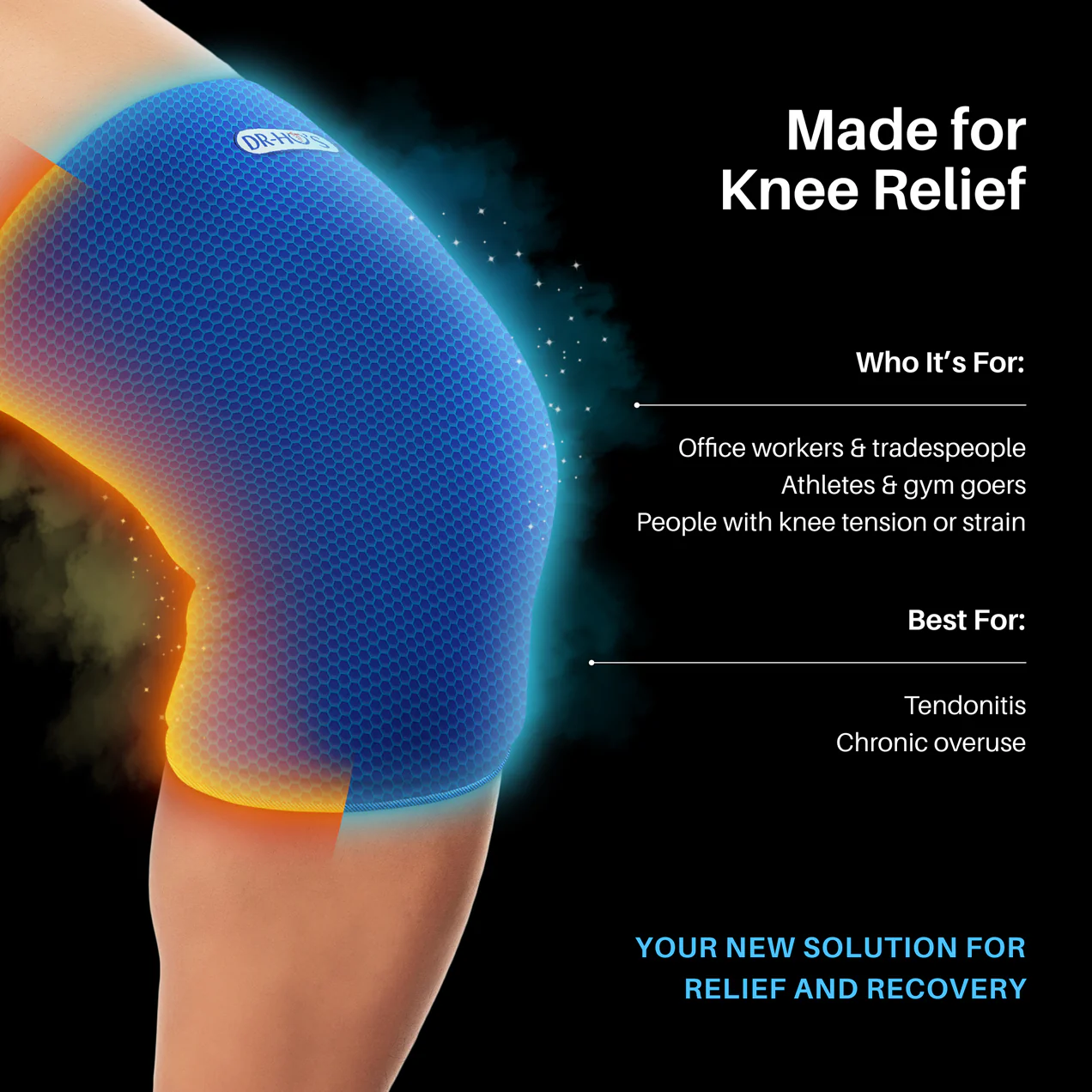 ThermaCool Hot/Cold Knee Recovery Sleeve - Image 9
