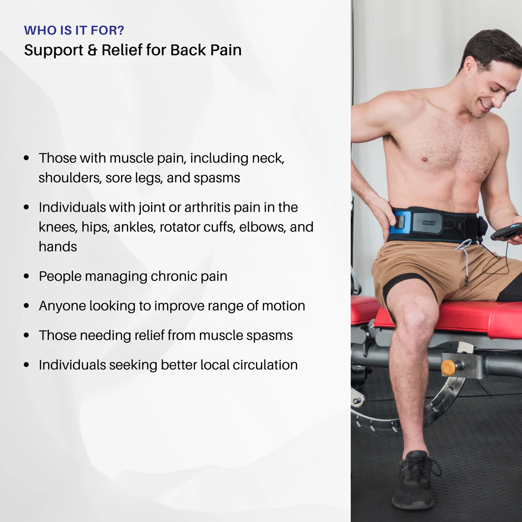 Triple Action Back Belt - 4-in-1 TENS Belt for Back Pain - Essential Package - Image 7